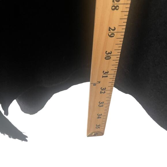 Chico's Size 3 Large Black 100% Wool One Button Overcoat Jacket - Picture 8 of 8